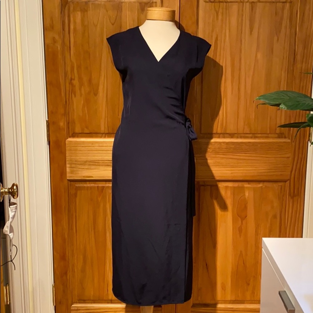 Everlane Japanese GoWeave Wrap Dress
